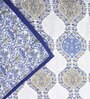 Blue Cotton Abstract 144 TC Single Dohar