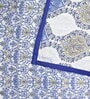 Blue Cotton Abstract 144 TC Single Dohar