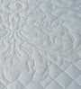 Blue Cotton Abstract 145 GSM Double Bed Quilt