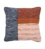 Blue Woven Cotton 16 x 16 Inches Cushion Covers (Set of 2)