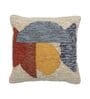 Multicolor Woven Abstract Cotton 16 x 16 Inches Cushion Covers (Set of 2)