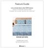 Blue Cotton Abstract 180 GSM Single Bed Dohar
