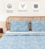 Blue Cotton Abstract 180 GSM Single Bed Dohar
