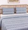 Blue Cotton Traditional 180 GSM Single Bed Dohar