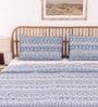 Blue Cotton Traditional 180 GSM Single Bed Dohar