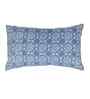 Blue Cotton Abstract 20x12 inches Cushion Cover
