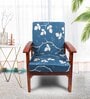Blue Cotton Traditional 20x20 Inches 1 Seater Sofa Chair Covers (Pack of 10)