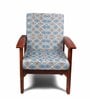 Blue Cotton Abstract 20x20 Inches 1 Seater Sofa Chair Covers (Pack of 10)