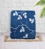 Blue Cotton Floral 20x20 Inches 1 Seater Sofa Chair Covers (Pack of 2)