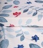 Blue Cotton Abstract 20x20 Inches 1 Seater Sofa Chair Covers (Pack of 6)