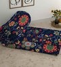 Blue Cotton Floral 400 GSM Single Bed Comforter