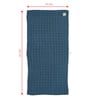 Navy Blue Banana Double Cloth Checkered 300 GSM Bath Towel with Gift Box