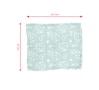 Blue Banana Jacquard Floral 250 GSM 4 Pcs Face Towel