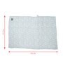 Blue Banana Jacquard Floral 250 GSM Bath Towel