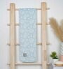 Blue Banana Jacquard Floral 250 GSM Bath Towel