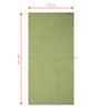 Green Aloevera Double Cloth Striped 300 GSM Bath Towel