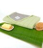 Green Banana Double Cloth Checkered 300 GSM Bath Towel