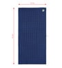 Navy Blue Banana Double Cloth Checkered 300 GSM Bath Towel