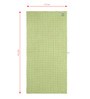 Green Banana Double Cloth Checkered 300 GSM Bath Towel