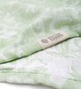 Sage Green Banana Jacquard Floral 300 GSM Hair Wrap Towel (Set of 1 )