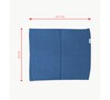 Blue Bamboo Terry Solid 550 GSM 4 Pcs Face Towel