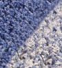 Blue Geometric  Cotton 20x32 Inches AntiSkid Bath Mat (Set of 2)