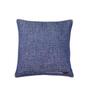 Blue Cotton Blend Solid 16x16 inches Cushion Covers (1pc)