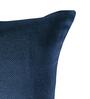 Blue Cotton Blend Solid 24x24 inches Cushion Covers (1pc)