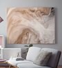 Blue Cotton Canvas Abstract Digital Premium Art Print