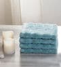 Green Solid 550 GSM Cotton Face Towels (Set of 4)