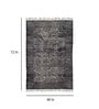 Blue Cotton Digital Printed Hand Woven 6 x 4 Feet Dhurrie