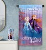 Blue Cotton Disney FrozenII 400 GSM Bath Towel (1Pc)