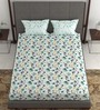 100% Cotton 132TC Double Bedsheet with 2 Pillow Covers