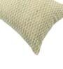 Green Textured Cotton 20 x 14 Inches Cushion Cover