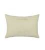 Green Textured Cotton 20 x 14 Inches Cushion Cover