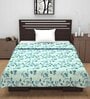 Blue Cotton Floral 120 GSM Single Dohar