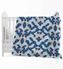 Blue Cotton Floral 120 GSM Single Kids Dohar