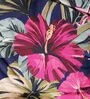Blue Cotton Floral 24x24 inches Floor Cushion