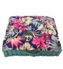 Blue Cotton Floral 24x24 inches Floor Cushion