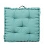 Blue Cotton Floral 24x24 inches Floor Cushion