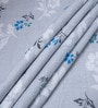 Blue Cotton Floral 300 GSM Single Bed Reversible Dohar