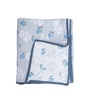 Blue Cotton Floral 300 GSM Single Bed Reversible Dohar