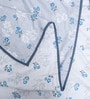 Blue Cotton Floral 300 GSM Single Bed Reversible Dohar