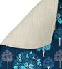 Acadia (70x13) Blue Cotton Table Runner