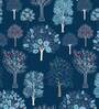 Acadia (70x13) Blue Cotton Table Runner