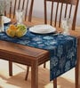 Acadia (70x13) Blue Cotton Table Runner