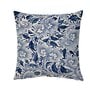 Blue Cotton Florals 16x16 inches Cushion Covers (Pack of 5)