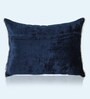 Blue Cotton Florals 20x14 inches Cushion Cover