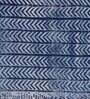 Blue Cotton Geometric 3 x 5 Hand Woven Dhurrie