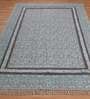 Blue Cotton Persian 3x2 Hand Woven Dhurrie